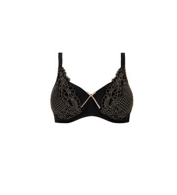 Soutien-gorge ALINA Paddé noir/sable sans armatures