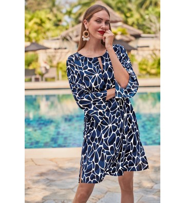 TUNIQUE/ ROBE DE PLAGE BLUE...