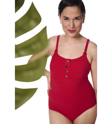 MAILLOT DE BAIN CHILE ROUGE...