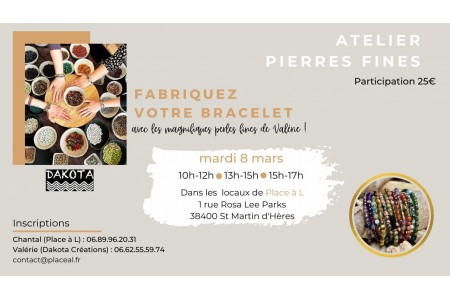 Atelier Pierres Fines - 8 mars 2022